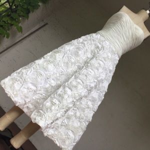 Tea length wedding dress